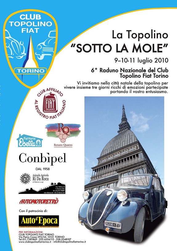La Topolino sotto la mole