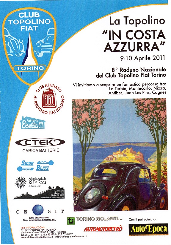 La Topolino in Costa Azzurra